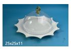Blue Round Reinforced Porcelain Side Plate
