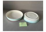 Color-Glaze Round Porcelain Dinner Plate