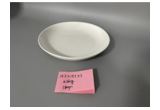 Glazed Round Reinforced Porcelain Dinner Plate