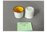 Green Color-Glaze Round Porcelain Dessert Plate