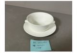Glazed Reinforced Porcelain Cup & Saucer Set
