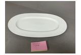 Glazed Oval Reinforced Porcelain Serving Platter