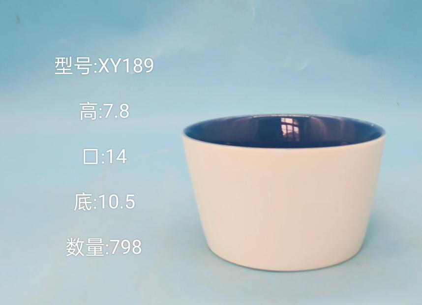 Colored Interior Ceramic Bowl