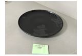 Black Matte Round Porcelain Dinner Plate