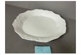 Glazed Round Reinforced Porcelain Serving Plate