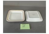 Decorated Round Porcelain Dinner Plate