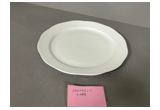 Glazed Round Reinforced Porcelain Dinner Plate