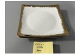 Decorated Round Porcelain Dessert Plate