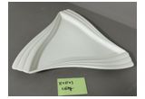 Glazed Round Reinforced Porcelain Serving Plate