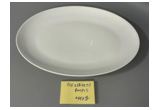 Glazed Oval Reinforced Porcelain Serving Platter