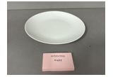 Glazed Round Reinforced Porcelain Dinner Plate