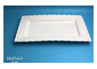 Blue Oval Reinforced Porcelain Serving Platter