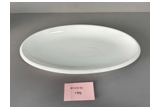 Glazed Oval Reinforced Porcelain Serving Platter