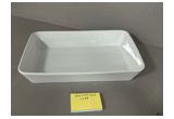 High-White Porcelain Serving Dish