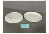 Glazed Round Reinforced Porcelain Dinner Plate