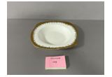 Electroplated Round Porcelain Dinner Plate