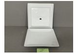 High-White Round Porcelain Dinner Plate