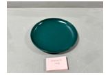 Blue Color-Glaze Round Porcelain Dinner Plate