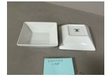 High-White Round Porcelain Dessert Plate