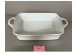 High-White Porcelain Serving Dish