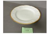 Decorated Round Porcelain Dinner Plate