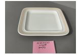 Decorated Oval Porcelain Serving Plate