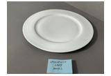 Glazed Round Reinforced Porcelain Dinner Plate