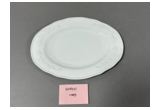 Glazed Oval Reinforced Porcelain Serving Plate
