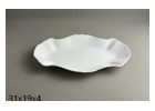 Oval Reinforced Porcelain Dinner Plate