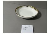 Electroplated Porcelain Serving Bowl