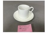 Glazed Reinforced Porcelain Cup & Saucer Set