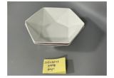 Yellow Color-Glaze Round Porcelain Dinner Plate