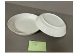 Glazed Round Reinforced Porcelain Dessert Plate