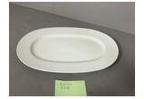 Glazed Oval Reinforced Porcelain Serving Platter