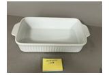 High-White Porcelain Serving Dish