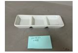 High-White Oval Porcelain Serving Plate