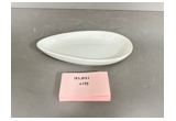 Glazed Oval Reinforced Porcelain Serving Plate