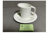 Glazed Reinforced Porcelain Cup & Saucer Set