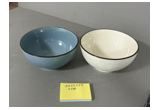 Blue Color-Glaze Porcelain Serving Bowl