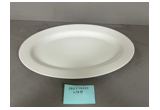 Glazed Oval Reinforced Porcelain Serving Platter