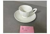 Glazed Reinforced Porcelain Cup & Saucer Set