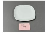 Glazed Round Reinforced Porcelain Dessert Plate