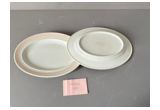 Decorated Round Porcelain Dessert Plate