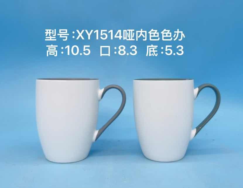 Matte Colored Interior Ceramic Mug