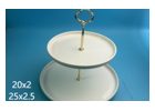 Blue Oval Reinforced Porcelain Serving Platter