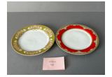 Decorated Round Porcelain Dinner Plate
