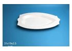 Blue Oval Reinforced Porcelain Serving Platter