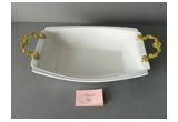 Yellow Color-Glaze Round Porcelain Dinner Plate