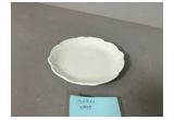 Glazed Round Reinforced Porcelain Dessert Plate