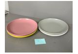 Color-Glaze Porcelain Serving Dish